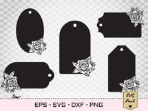 Floral tags SVG Product Image 2