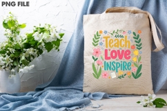Floral Teacher Sublimation Design Product Image 3