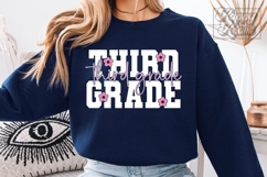 Third Grade Teacher SVG PNG Back To School Hello 3rd Grade Product Image 2