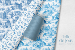 Toile Floral Seamless Patterns Product Image 9