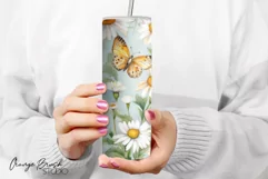 Floral Tumbler Wrap Summer Tumbler Sublimation Designs