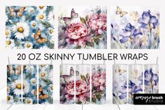 Floral Tumbler Wraps Summer Tumbler Sublimation Designs