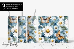 Floral Tumbler Wraps Summer Tumbler Sublimation Designs