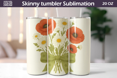 Wildflowers r Lunch Bag | Floral Tumbler Wrap Product Image 2