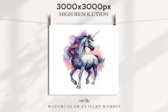 Floral Unicorn Magic Rainbow Fantasy Fairy tales Clipart PNG Transparent Print for invitation t-shirt designs sublimation designs tumbler kids printable digital watercolor Floral Unicorn png, flowers, magic fantasy clipart, fairytales rainbow colorful bab