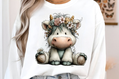 Floral Unicorn Puppy Dream Clipart Product Image 2