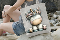 Floral Unicorn Puppy Dream Clipart Product Image 3