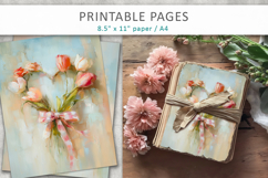 valentine printable art, romantic floral Product Image 4