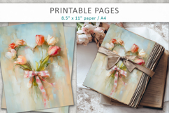 valentine printable art, romantic floral Product Image 6