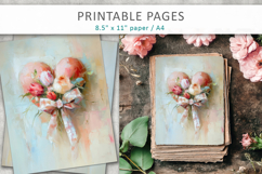 flower heart valentine printable pages Product Image 3