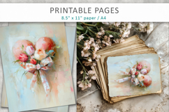 flower heart valentine printable pages Product Image 6