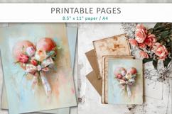 flower heart valentine printable pages Product Image 7