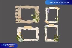 Scrapbooking Floral Vintage Frames Set Product Image 1