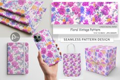Digital Paper Floral Vintage Pattern Product Image 1