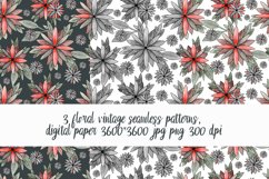 floral vintage seamless pattern