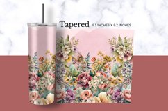 Floral Vintage Style Tumbler Wrap Product Image 3