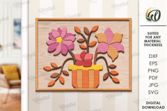 Floral Wall Decors Bundle Laser Cut. Wall Decor SVG Product Image 12