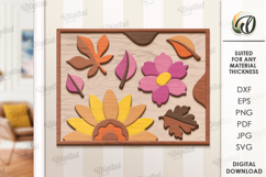 Floral Wall Decors Bundle Laser Cut. Wall Decor SVG Product Image 5