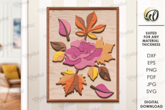 Floral Wall Decors Bundle Laser Cut. Wall Decor SVG Product Image 7