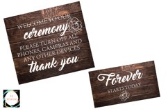 Floral wedding sign bundle svg Product Image 5
