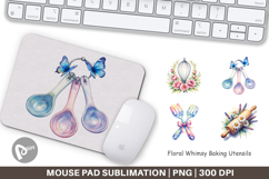 Floral Kitchen Tools Mouse Pad Product Image 1
