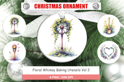 Floral Kitchen Tools Decor Ornament Product Image 1