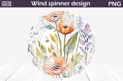 Flowers Wind Spinner | Wildflowers Wind Spinner Product Image 1