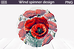 Wildflowers Wind Spinner | Floral Wind Spinner Product Image 1
