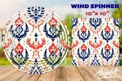 wind spinner sublimation, geometric pattern Product Image 1