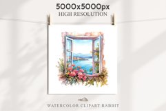 Floral Window Flowers Clipart PNG Scrapbooking Nursery Art Watercolor Transparent wedding invitation shirt designs sublimation printable bloom architecture  watercolor floral dried hanging herbs flowers clipart, sublimation nursery, wedding invitation