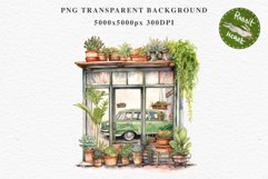 Floral Window Flowers Clipart PNG Scrapbooking Nursery Art Watercolor Transparent wedding invitation shirt designs sublimation printable bloom architecture watercolor floral dried hanging herbs flowers clipart, sublimation nursery, wedding invitation