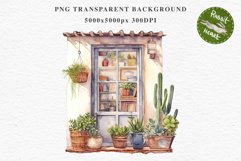 Floral Window Flowers Clipart PNG Scrapbooking Nursery Art Watercolor Transparent wedding invitation shirt designs sublimation printable bloom architecture watercolor floral dried hanging herbs flowers clipart, sublimation nursery, wedding invitation