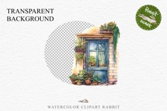 Floral Window Flowers Clipart PNG Scrapbooking Nursery Art Watercolor Transparent wedding invitation shirt designs sublimation printable bloom architecture watercolor floral dried hanging herbs flowers clipart, sublimation nursery, wedding invitation