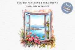 Floral Window Flowers Clipart PNG Scrapbooking Nursery Art Watercolor Transparent wedding invitation shirt designs sublimation printable bloom architecture  watercolor floral dried hanging herbs flowers clipart, sublimation nursery, wedding invitation