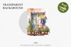 Floral Window Flowers Clipart PNG Scrapbooking Nursery Art Watercolor Transparent wedding invitation shirt designs sublimation printable bloom architecture watercolor floral dried hanging herbs flowers clipart, sublimation nursery, wedding invitation