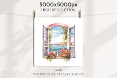 Floral Window Flowers Clipart PNG Scrapbooking Nursery Art Watercolor Transparent wedding invitation shirt designs sublimation printable bloom architecture  watercolor floral dried hanging herbs flowers clipart, sublimation nursery, wedding invitation