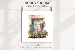 Floral Window Flowers Clipart PNG Scrapbooking Nursery Art Watercolor Transparent wedding invitation shirt designs sublimation printable bloom architecture watercolor floral dried hanging herbs flowers clipart, sublimation nursery, wedding invitation