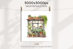 Floral Window Flowers Clipart PNG Scrapbooking Nursery Art Watercolor Transparent wedding invitation shirt designs sublimation printable bloom architecture watercolor floral dried hanging herbs flowers clipart, sublimation nursery, wedding invitation