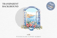 Floral Window Flowers Clipart PNG Scrapbooking Nursery Art Watercolor Transparent wedding invitation shirt designs sublimation printable bloom architecture  watercolor floral dried hanging herbs flowers clipart, sublimation nursery, wedding invitation