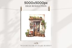 Floral Window Flowers Clipart PNG Scrapbooking Nursery Art Watercolor Transparent wedding invitation shirt designs sublimation printable bloom architecture watercolor floral dried hanging herbs flowers clipart, sublimation nursery, wedding invitation