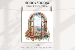 Floral Window Flowers Clipart PNG Scrapbooking Nursery Art Watercolor Transparent wedding invitation shirt designs sublimation printable bloom architecture  watercolor floral dried hanging herbs flowers clipart, sublimation nursery, wedding invitation