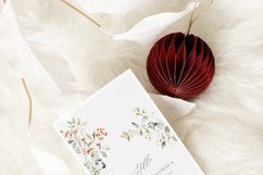 Winter Berries Watercolor Collection, Floral Cliaprt Product Image 2