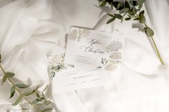 Watercolor Winter Bouquets Clipart, Watercolor Fluffy Floral Product Image 2