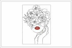 Woman embroidery design, Beautiful woman embroidery Product Image 1
