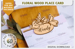 Wedding Place Cards Laser Cut Bundle. Name Cards SVG Product Image 11