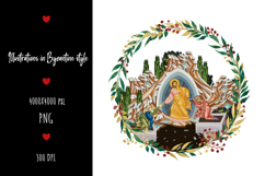 christening, vintage, religious, icon, communion, faith, sacrament, saviour, epiphany, christian, evangelical, orthodox, greek, art, saint, holy, king, baptism, confirmation, floral, religion, wreath, illustration, god, blessing, byzantine