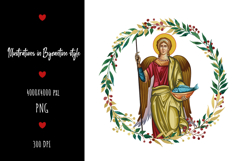christening, vintage, religious, icon, communion, faith, sacrament, saviour, epiphany, christian, evangelical, orthodox, greek, art, saint, holy, king, baptism, confirmation, floral, religion, wreath, illustration, god, blessing, byzantine