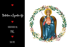 christening, vintage, religious, icon, communion, faith, sacrament, saviour, epiphany, christian, evangelical, orthodox, greek, art, saint, holy, king, baptism, confirmation, floral, religion, wreath, illustration, god, blessing, byzantine