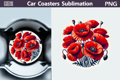 Big Bundle Car Coaster | Round Coaster Sublimation Product Image 2