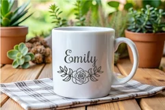 Beautiful Hand-Drawn Floral Divider SVG PNG DXF PDF CDR Product Image 3